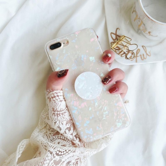 iPhone Accessories - iPhone XR/XS/X/7/8/+❤️️shell case with popsocket
